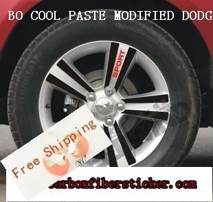 bo cool paste modified dodge hub affixed to b sticker free shipping |