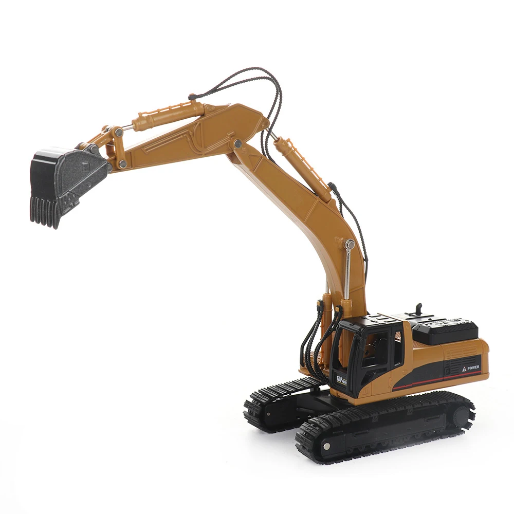 Мини Литой экскаватор строительный грузовик гусеничный модель инженерный