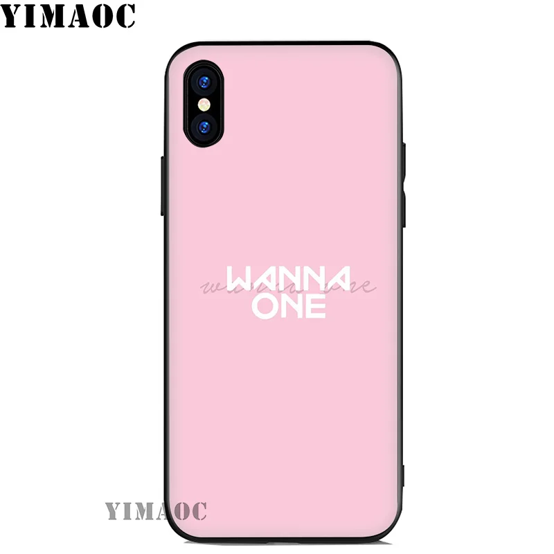 YIMAOC Wanna One Bands Soft Silicone Case for iPhone 11 Pro Xr Xs Max X or 10 8 7 6 6S Plus 5 5S SE |