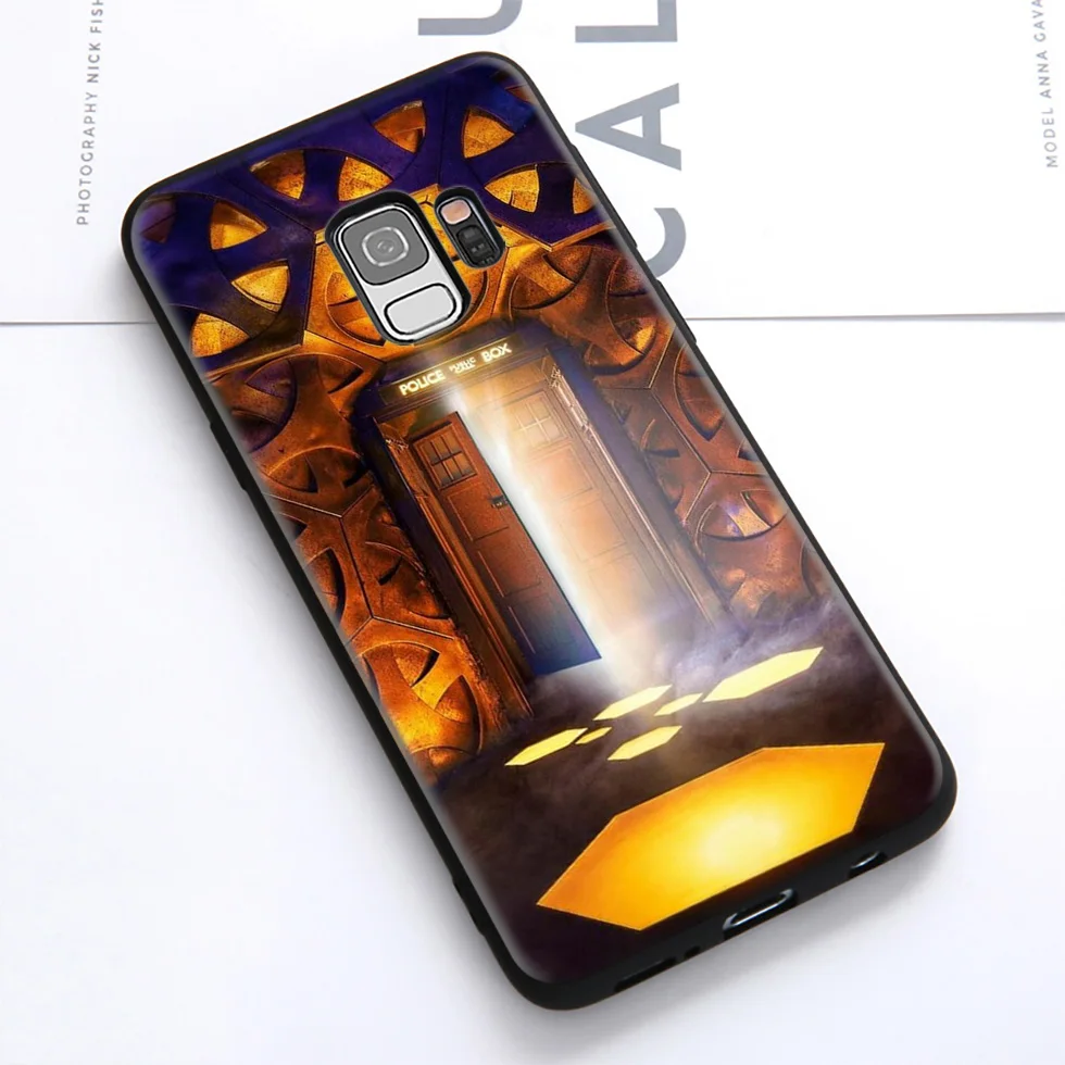 WEBBEDEPP Tardis Box Doctor Who мягкий чехол для Samsung Galaxy S10 S10e S9 S8 Plus S7 S6 Edge &amp J6 2018 Note 10 9 8 |