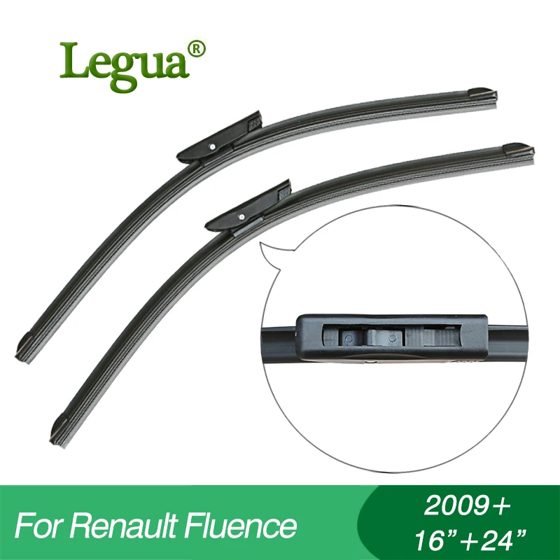 Стеклоочистители Legua для Renault Fluence (2009 +) 16 &quot+ 24&quot автомобильные стеклоочистители