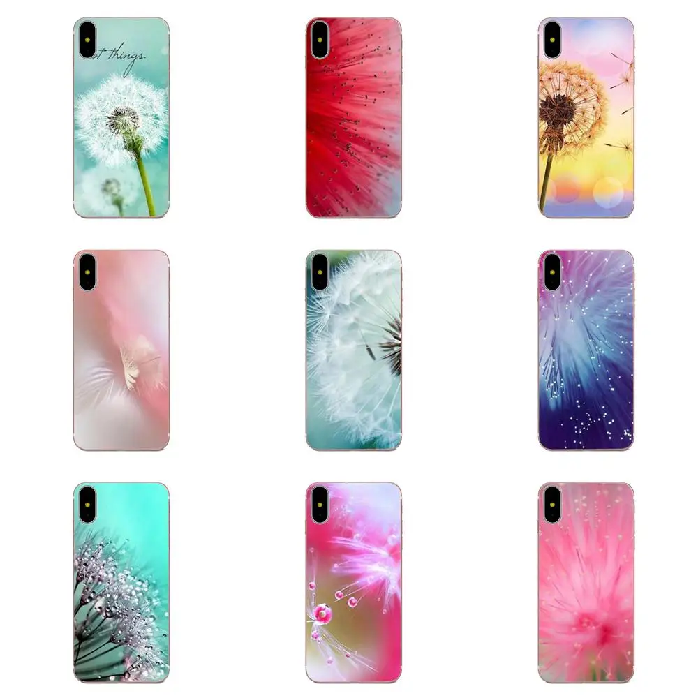 Dandelion For Apple iPhone 4 4S 5 5C 5S SE 6 6S 7 8 Plus X XS Max XR Multi Colors Luxury Phone Case | Мобильные телефоны и