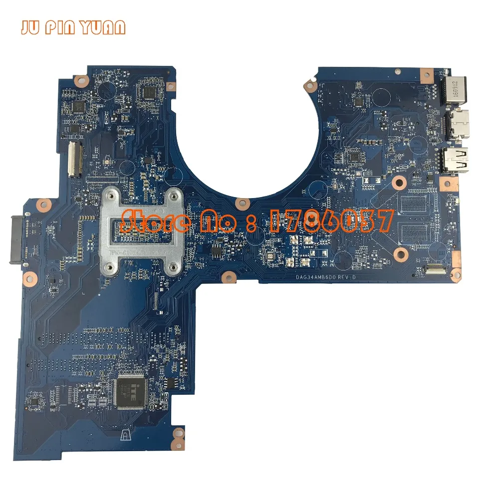 Ju pin yuan 901574-601 DAG34AMB6D0 G34A для hp Pavilion 15-AU серии Материнская плата 901574-501 с i5-7200U ЦП полностью протестирована