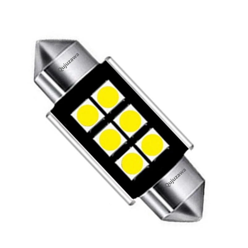 Купольный светильник 10 шт. 31 мм 36 39 41 C5W 6 SMD 3030 LED CANBUS без ошибок 12 В | Автомобили и