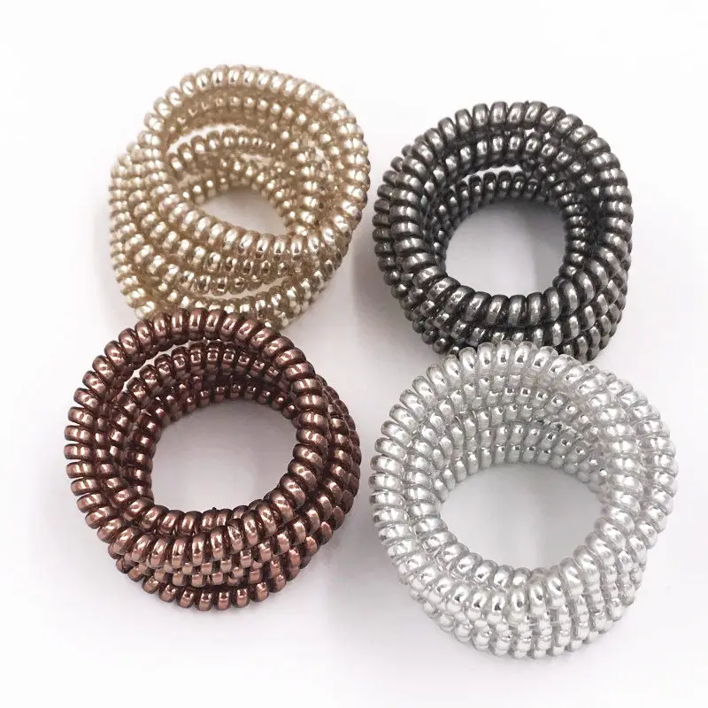 10 шт. эластичные резинки для волос аксессуары девочек резинка повязка спиральная