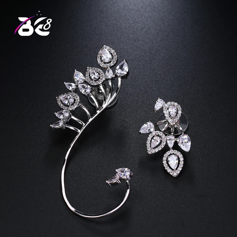 

Be 8 2018 New Korean Elegant Asymmetry Clear Stone Unique Earrings Women's Accessaries, Dangle Earrings for Women Gift E481