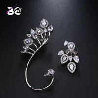be 8 2018 new korean elegant asymmetry clear stone unique earrings womens accessaries dangle earrings for women gift e481