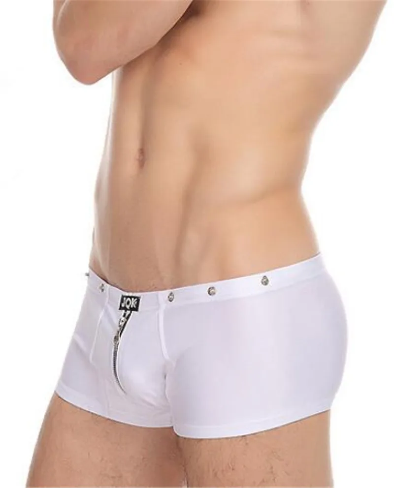 Новые сексуальные мужские боксеры нижнее бельё крутая искусственная кожа