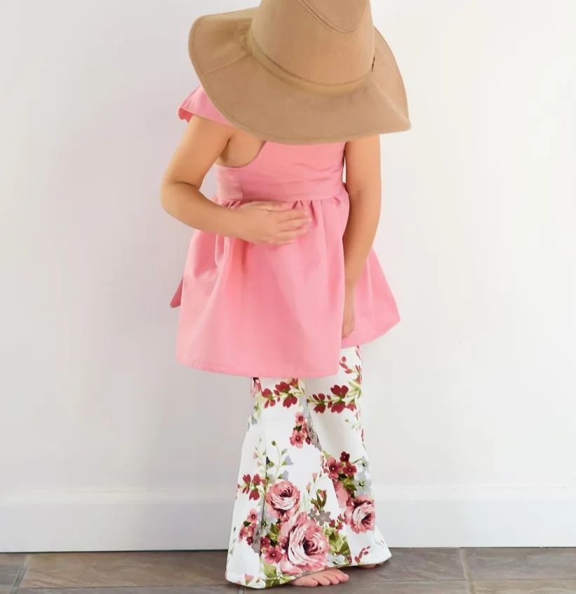 2018 г. Новая Детская летняя одежда Повседневная Милая для малыша Детские