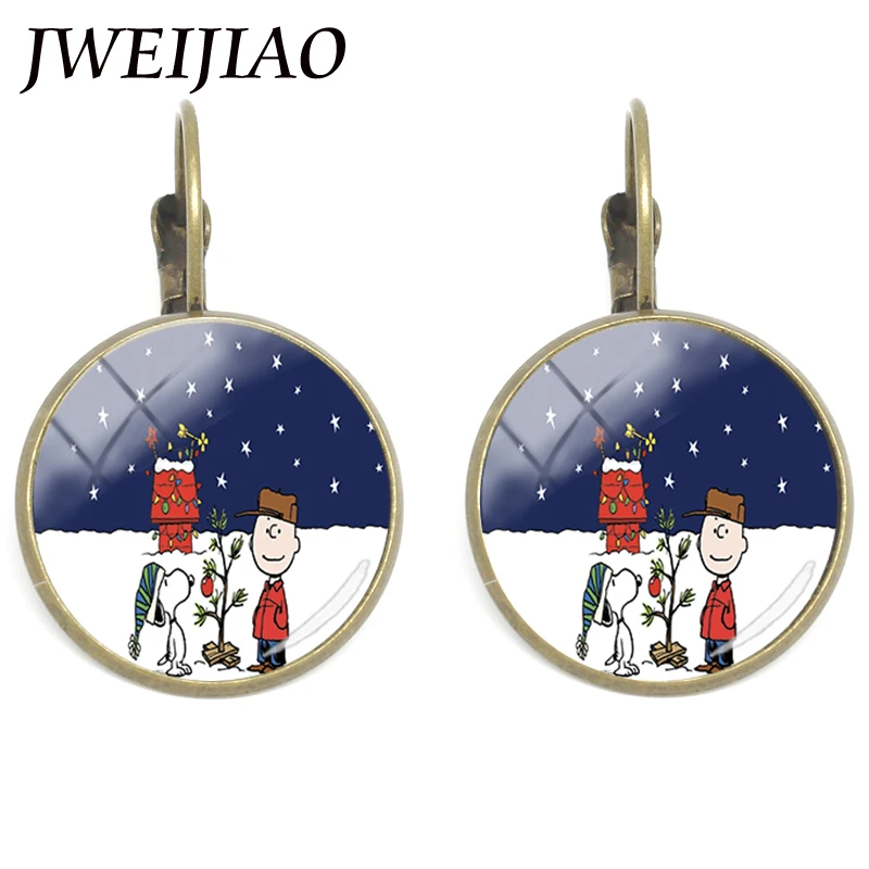 JWEIJIAO винтажные рождественские снежные сцены картинка с Санта Клаусом стеклянный