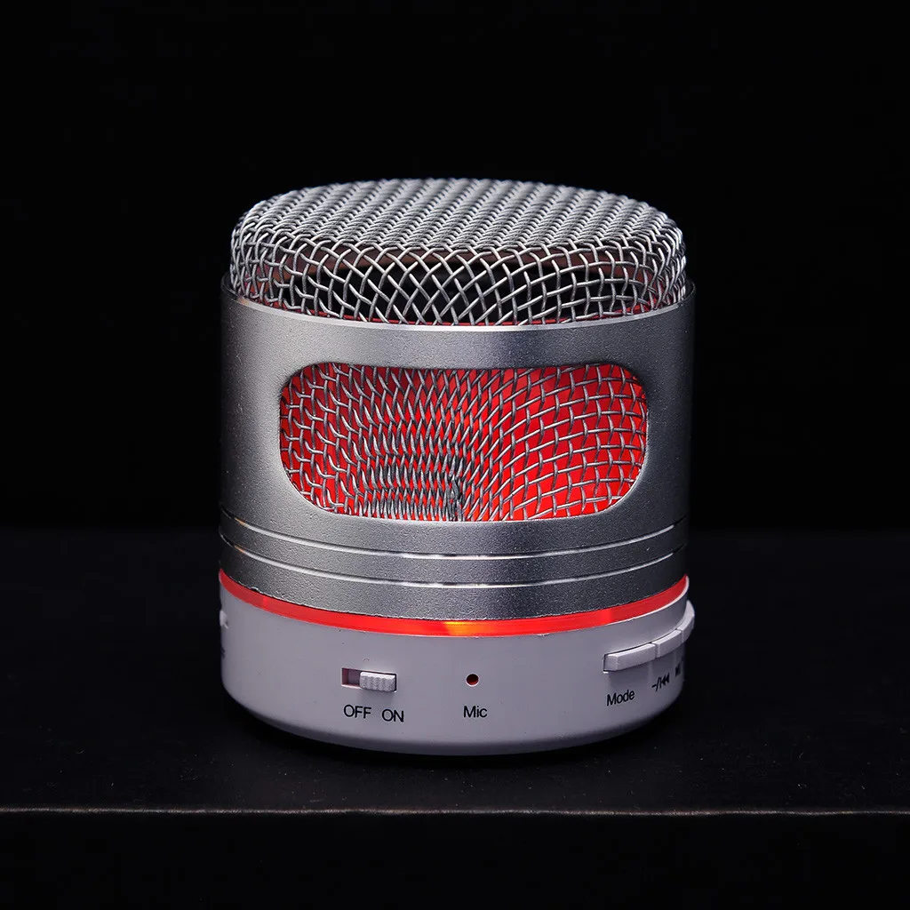 Мини Bluetooth динамик USB светодиодный беспроводной портативный музыкальный