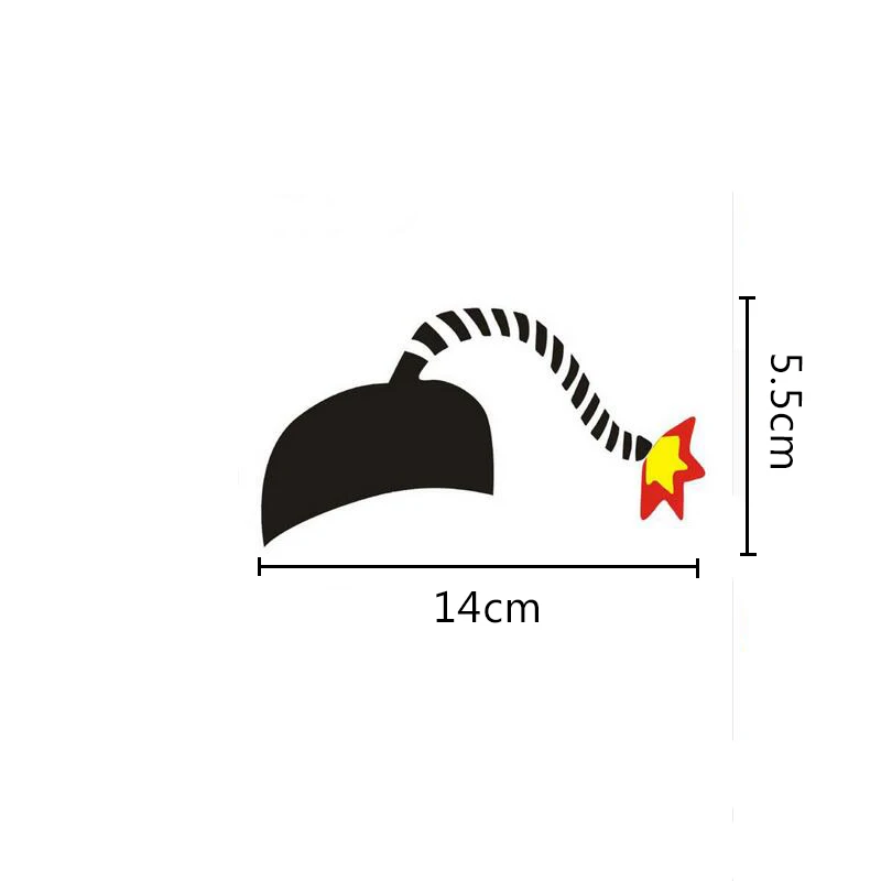 

BEMOST High Quality New Sticker Funny Bomb Car Stickers Auto Accessories Logo Decals For Volkswagen Caddy Golf Polo Passat Bora