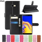 Чехол-бумажник для Samsung Galaxy J4 Plus, роскошный кожаный чехол-книжка для Samsung J4 J 4 Plus J4 + J415F SM-J415F J415, чехол для телефона
