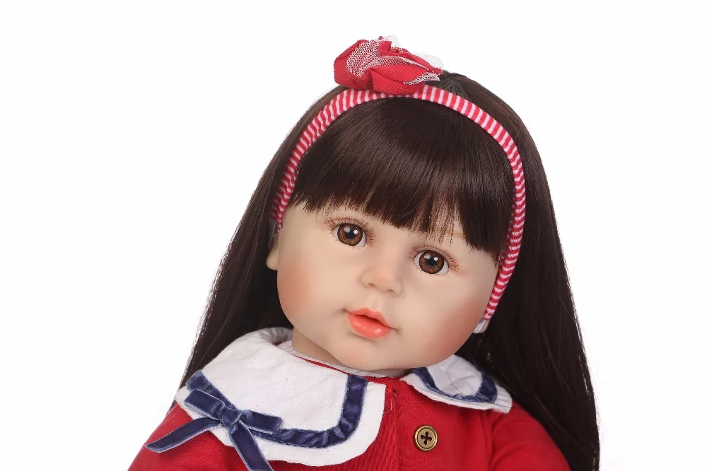 Кукла реборн NPK 55 см силиконовая для детей|Куклы| |