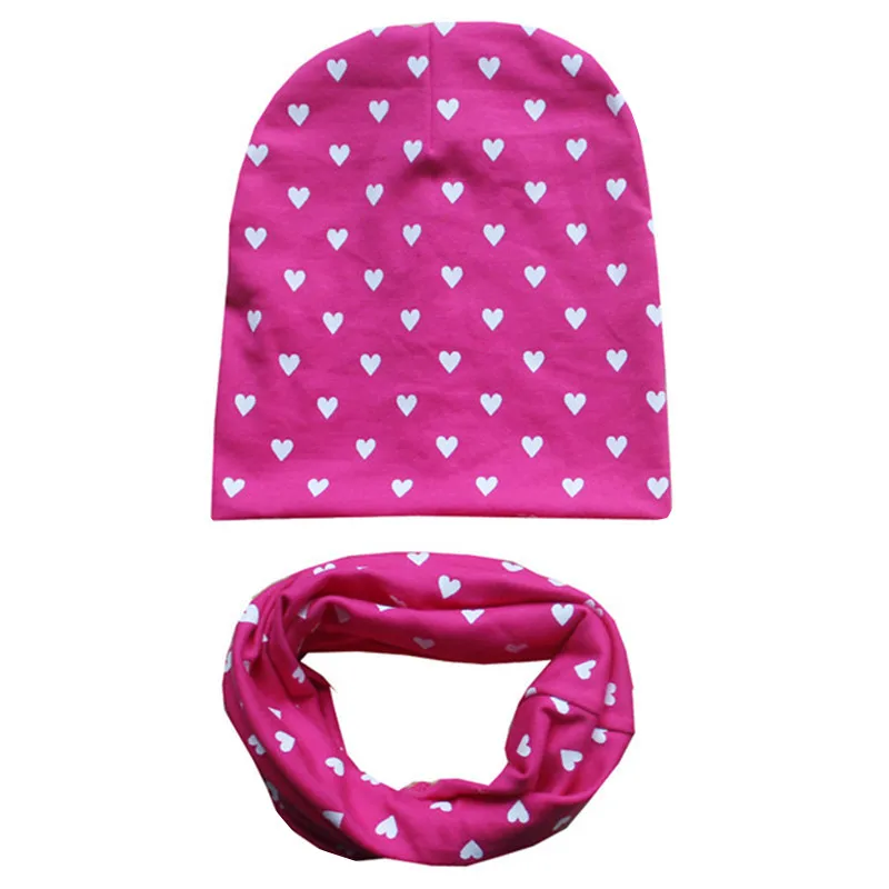 Комплект шапок для малышей на осень и зиму теплый хлопковый комплект с круглым