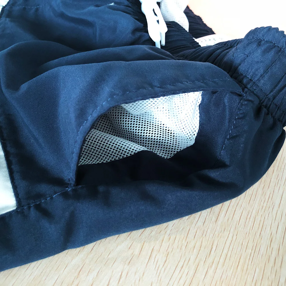 Мужские пляжные брюки летние контрастные шорты для отдыха быстросохнущие