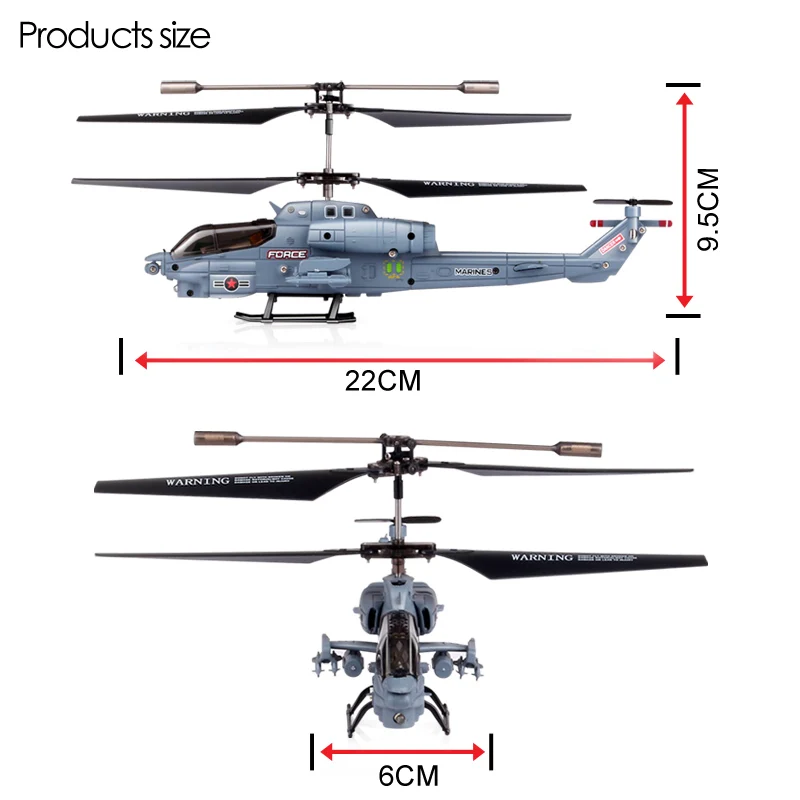 SYMA 3 5ch мини симулятор армейские радиоуправляемые вертолёты черный
