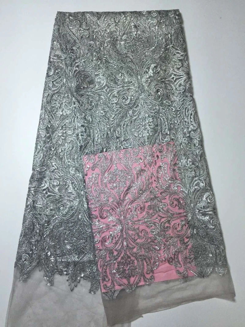 Золотая африканская французская кружевная ткань высокое качество Нигерия