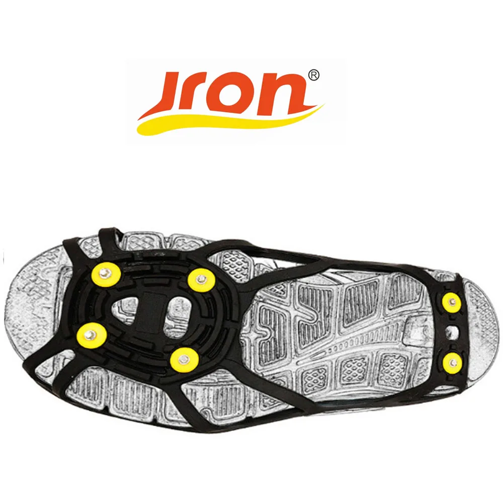Jron 200 пар 6 зубы тяги зажим для прогулок по снега и льда с защитой от скольжения