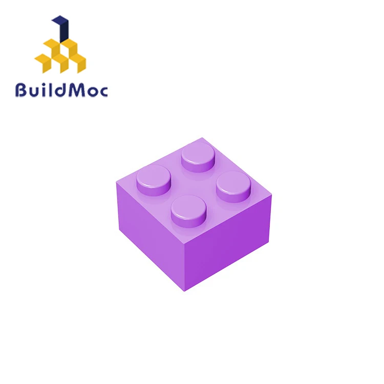 BuildMOC 6223 35275 3003 2x2 Technic changever Catch для строительных блоков части DIY развивающие творческие подарочные игрушки - Цвет: M0647-37