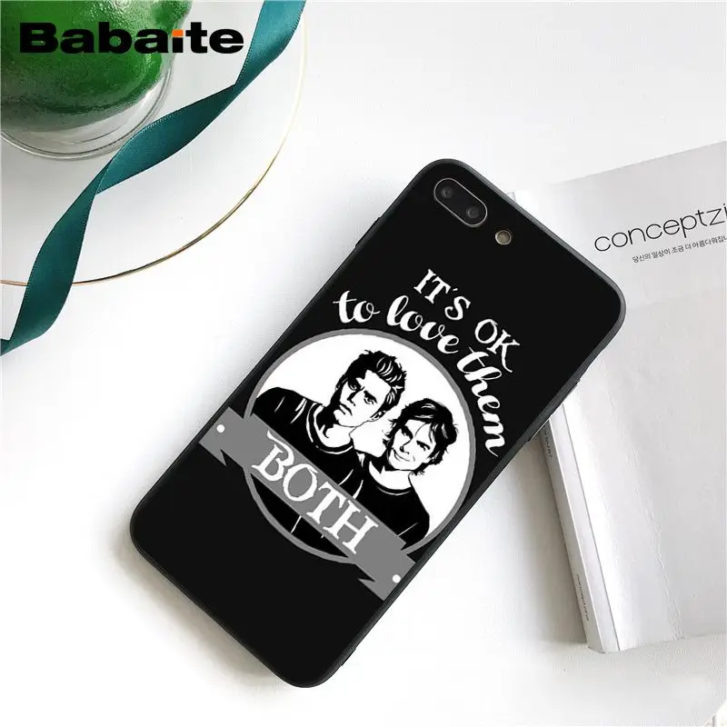 В Дневники вампира Женские туфли-лодочки с Телефон чехол для iphone 12 11 Pro Max 8 7 6 6S Plus X