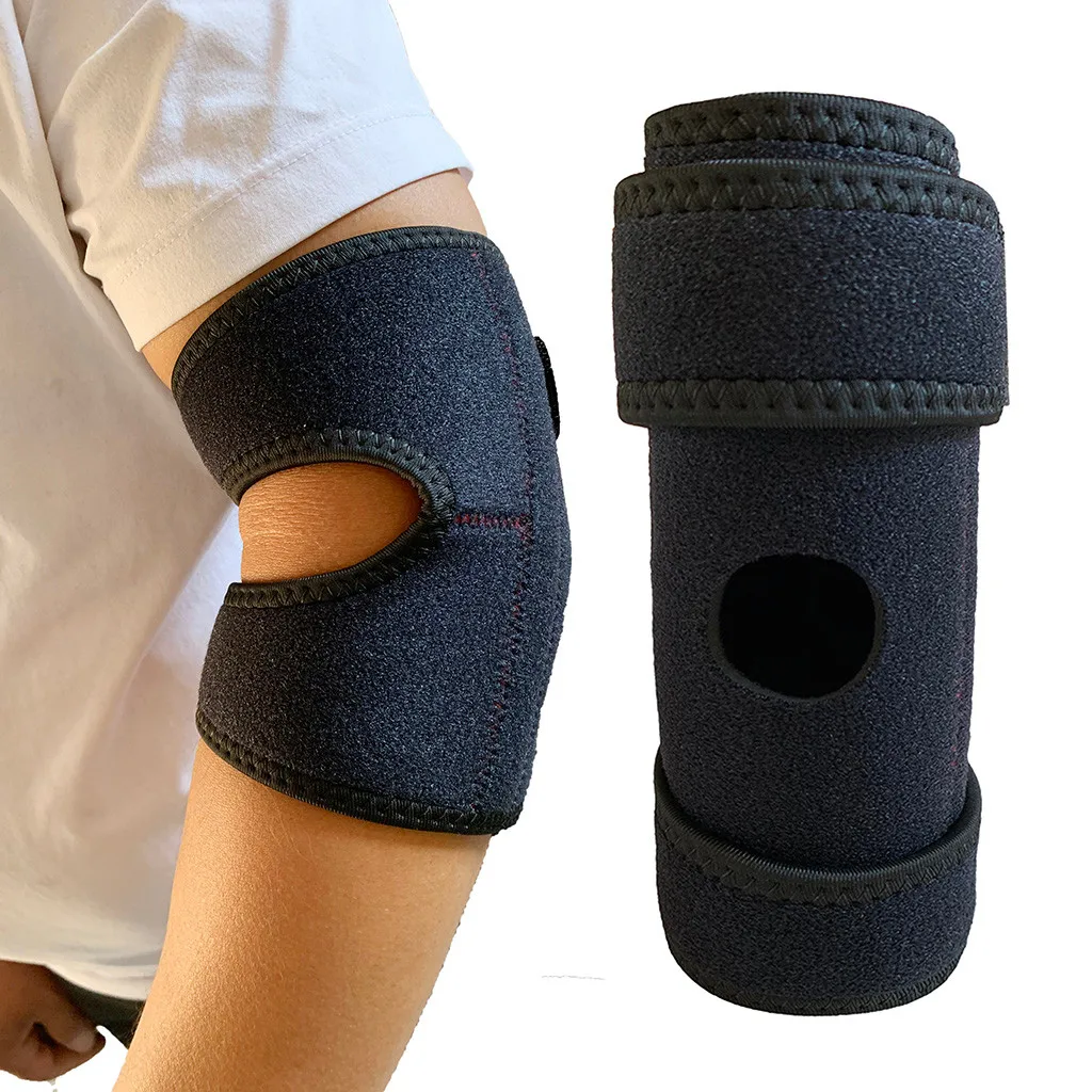 1PCS Adjustable Elbow Pads Spring Sports Safety Protector codera ciclismo Brace Support for Basketball Gym Dropshipping Z0719