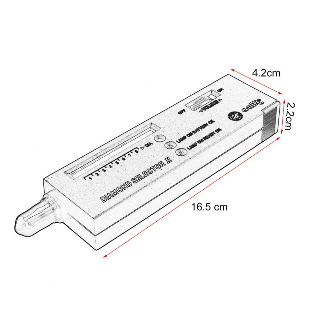 Новинка 2018 Алмазный тест er селектор драгоценных камней II светодиодный индикатор - Фото №1