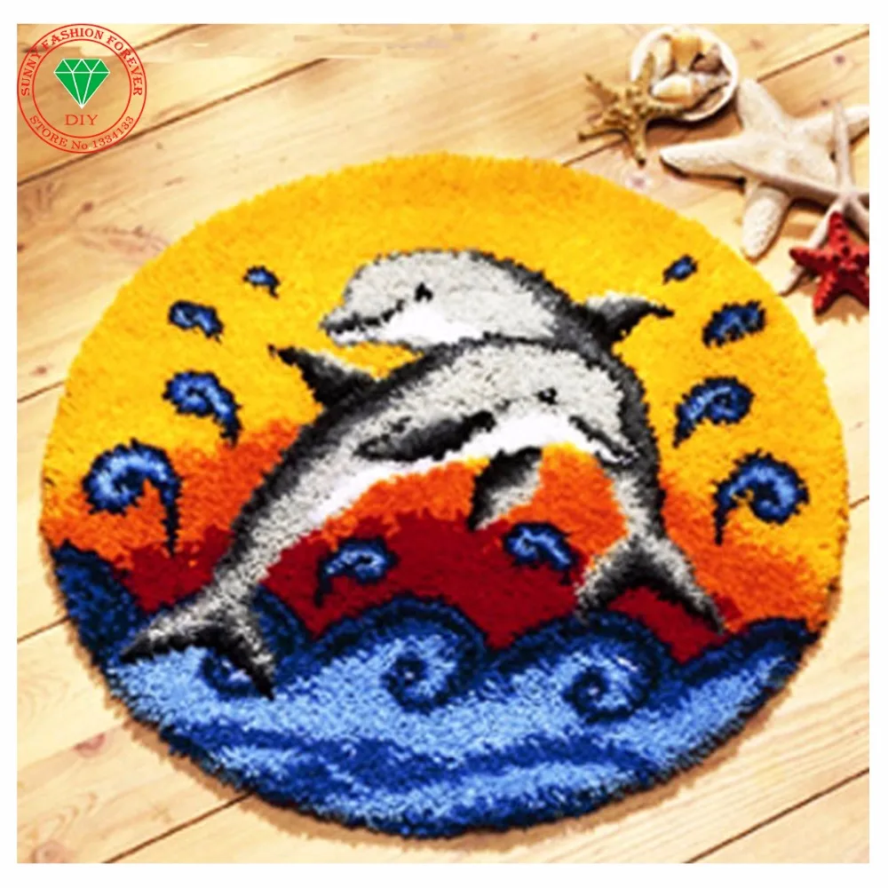 

Latch hook rug kits Carpet embroidery Needlework rugs carpets embroidery Stitch thread Thread embroidery cushion crochet hooks