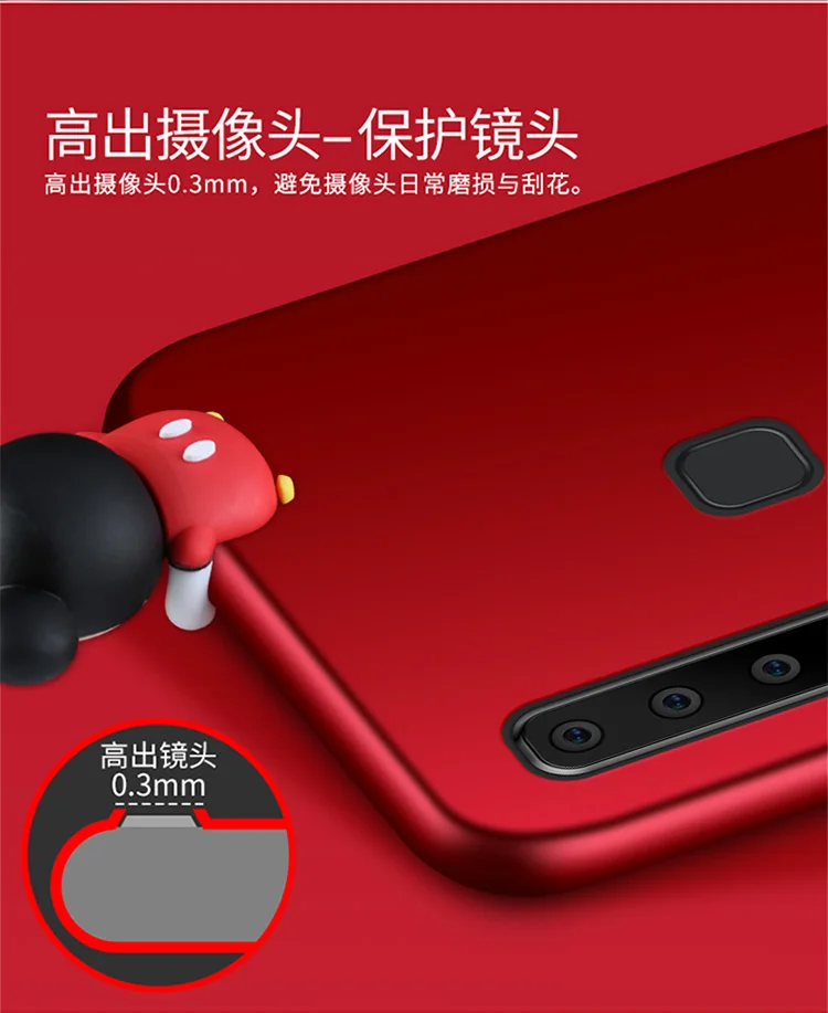 Чехол для samsung Galaxy A9s, Hengneker мультяшный 3D Милый Минни Маус полная Защита силиконовый плотный чехол для Galaxy A8s