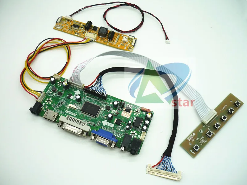 HDMI + DVI VGA аудио набор для платы ЖК контроллер 21 5 &quotM215HGE L10/21/23 LM215WF4 M215HW01 VB 1920*1080 lcd