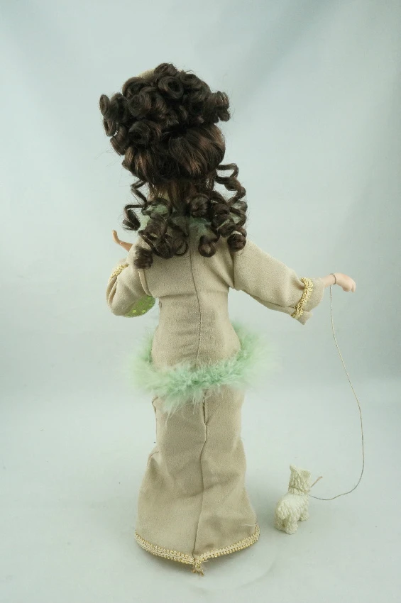 Cosette новое украшение для дома Реалистичная косичка фарфоровая кукла ангела | Дом