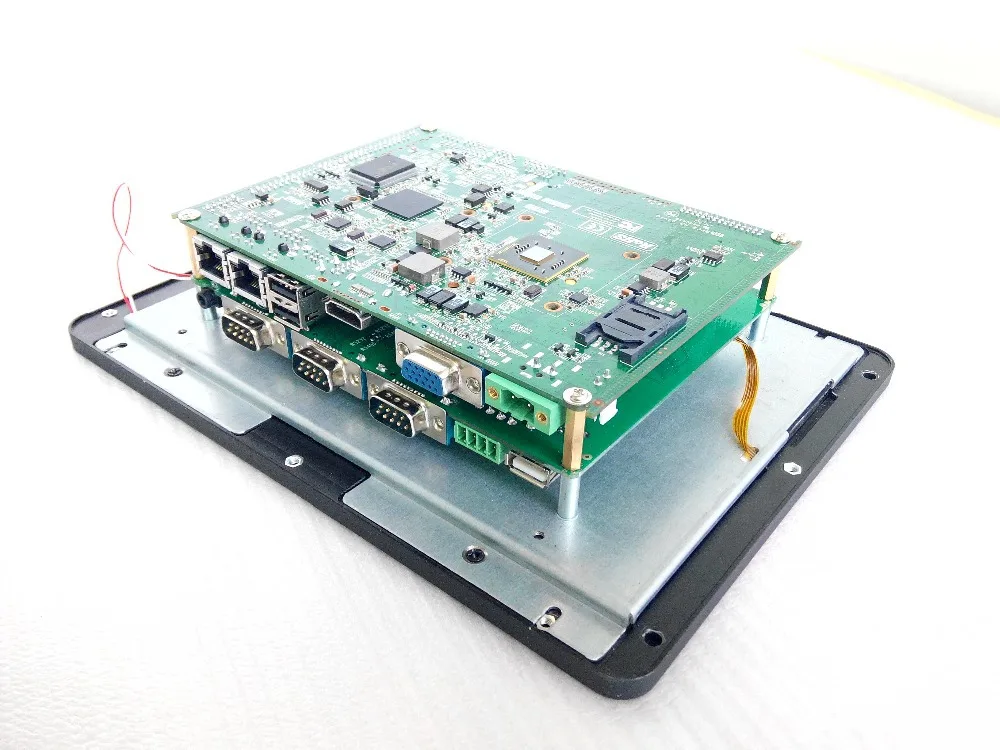 Безвентиляторная промышленная сенсорная панель ПК 8 4 дюйма/двухъядерный/SSD 32 ГБ/2