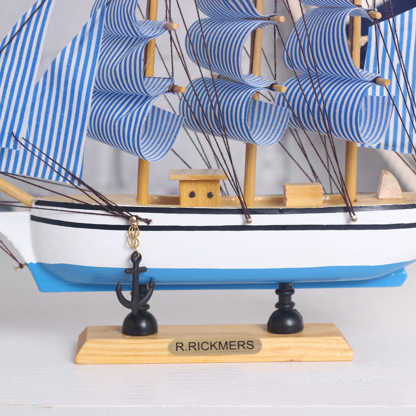 Деревянная модель корабля миниатюрная морская деревянная лодка Морской