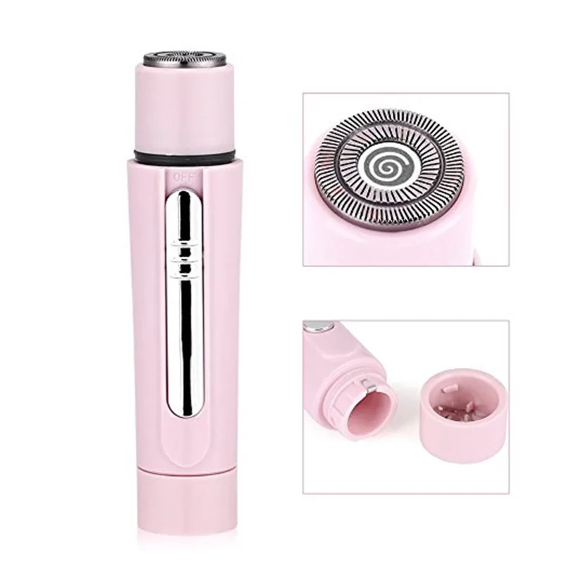 

Mini Painless Lady Epilator Facial Hair Remover Trimming Knife Nose Hair Trimmer Eyebrow Trimming Knife Electric Hair Shaver.