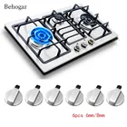 Адаптеры для газовой плиты dibegar 6 мм8 мм, Металлические адаптеры для ручки для плиты, переключатель для духовки, фиксаторы для контроля поверхности, запчасти для кухонной посуды