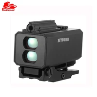 mini laser infrared riflescope rangefinder for hunting shooting distance angle speed measurer tactical riflescope mounted