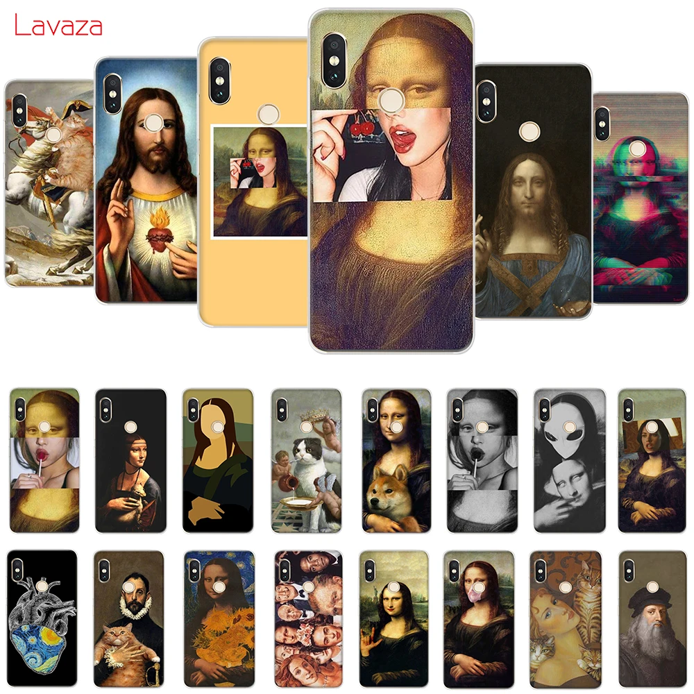 Забавный жесткий чехол Lavaza Leonardo da Vinci Mona Lisa Pat Cat художественная эстетика для huawei mate 10 20 P9 P10 P20 Lite Pro P smart 8X
