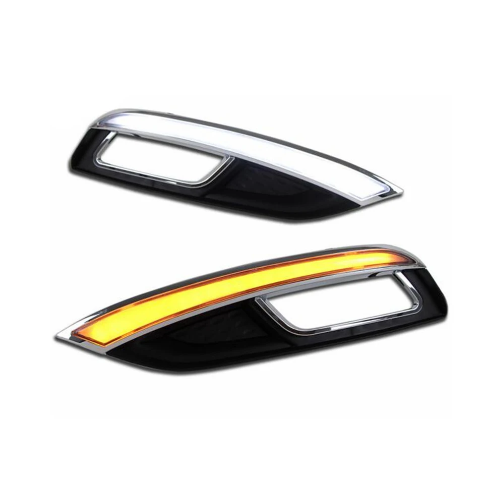 Car Stlying Waterproof ABS 12V LED Daytime Running Light DRL Fog Lamp Decoration For KIA K3 2013 | Автомобили и мотоциклы