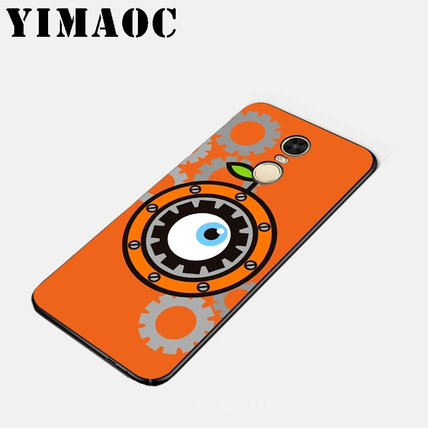 YIMAOC Заводной Оранжевый Мягкий силиконовый чехол для Xiao mi Red 6 Note 4X 4A 5A 5 Plus A1 A2 Pro Lite 8
