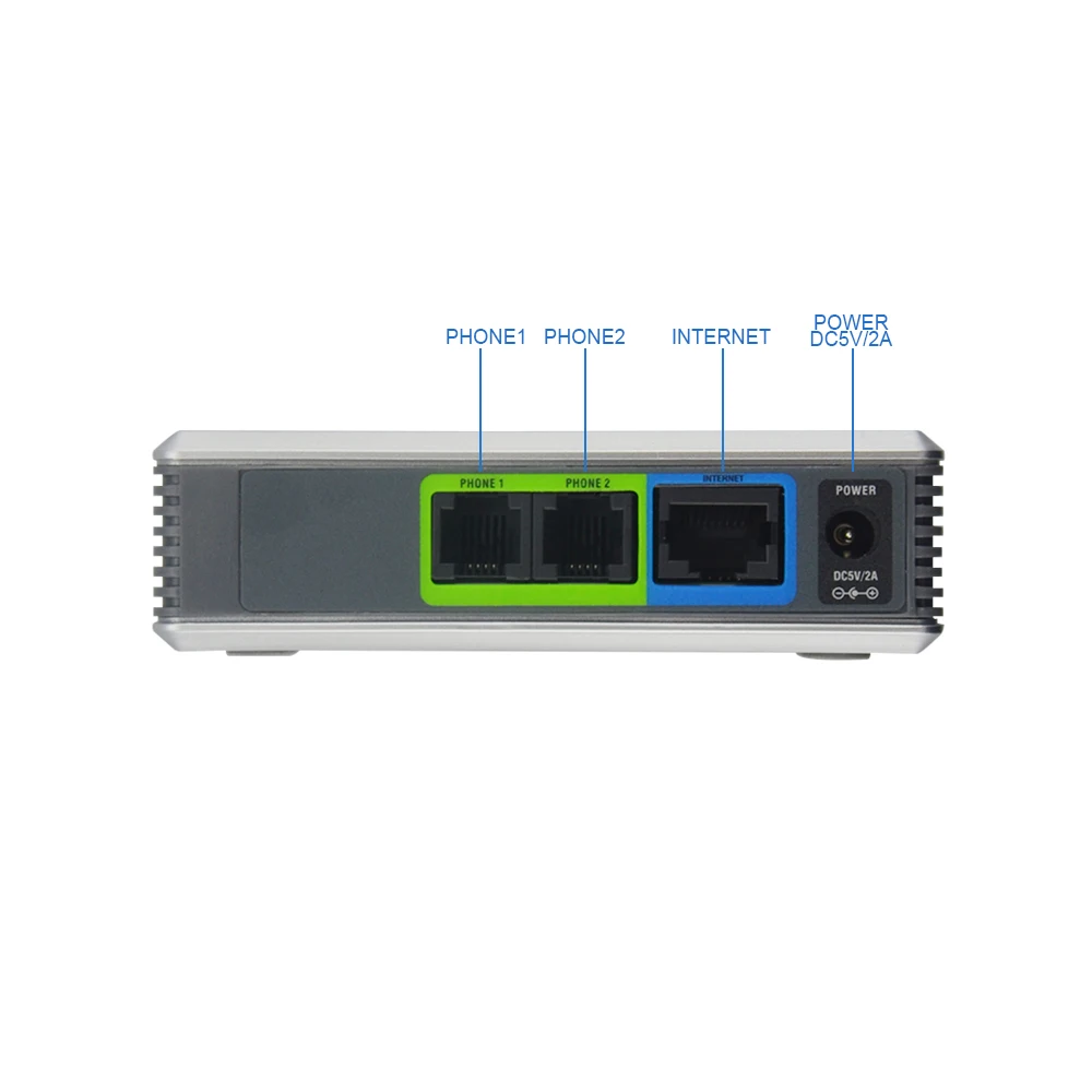 Бесплатная доставка! Незаблокированные PAP2T NA 2FXS SIP VOIP телефон адаптер IP АТС Voip без