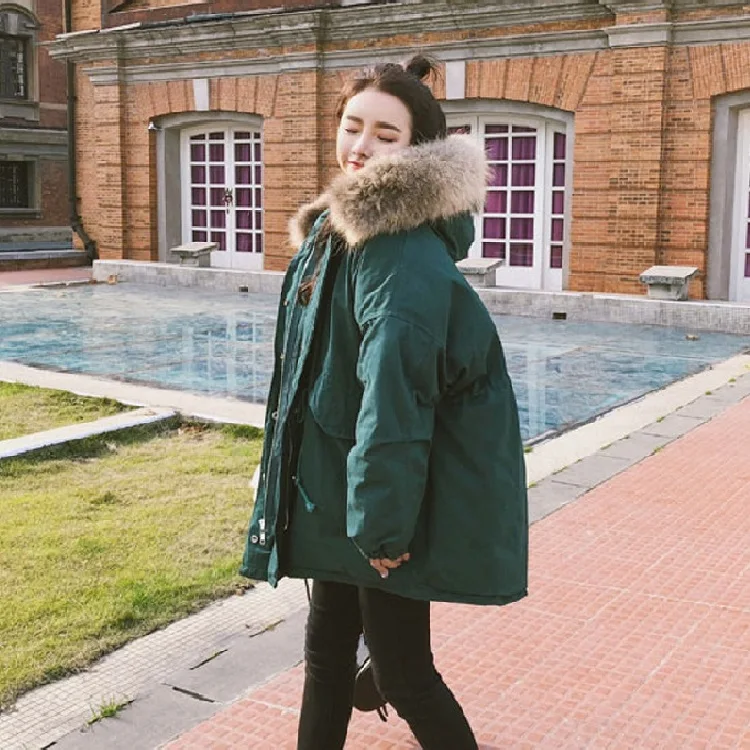 Tailor made Winter cotton padded Hooded jacket coats Loose fit fashion oversize overcoats customized parkas casual outfit5XL 6XL | Женская