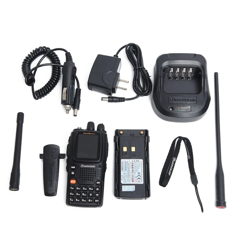Wouxun KG UV9D Плюс обновление многодиапазонный мульти функциональный DTMF сертификатом