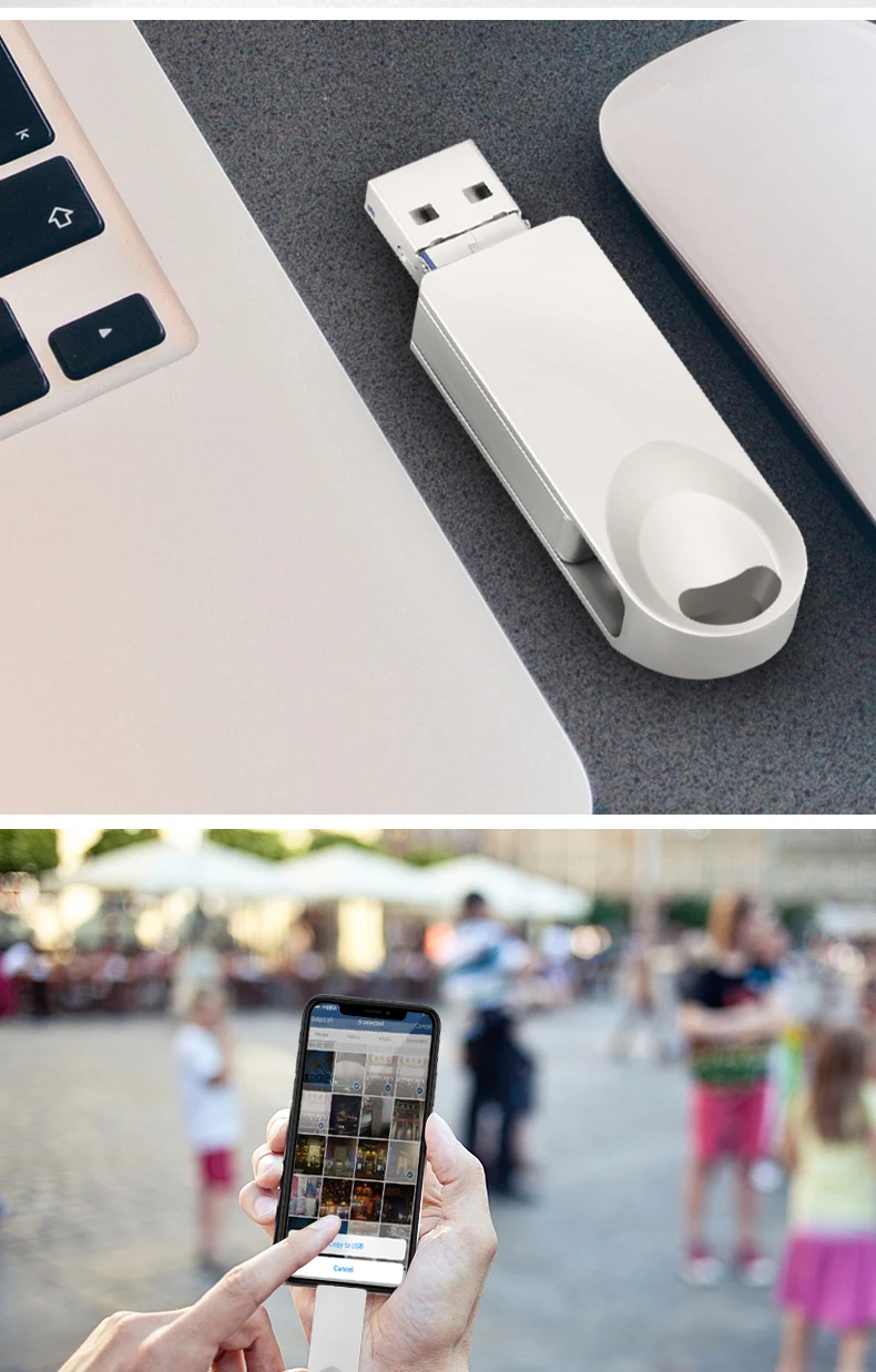 3 в 1 металлический USB флеш-накопитель OTG Флешка 3,0 Usb флеш-накопитель 128 ГБ флеш-накопитель 256 ГБ для iPhone iPad Android phone