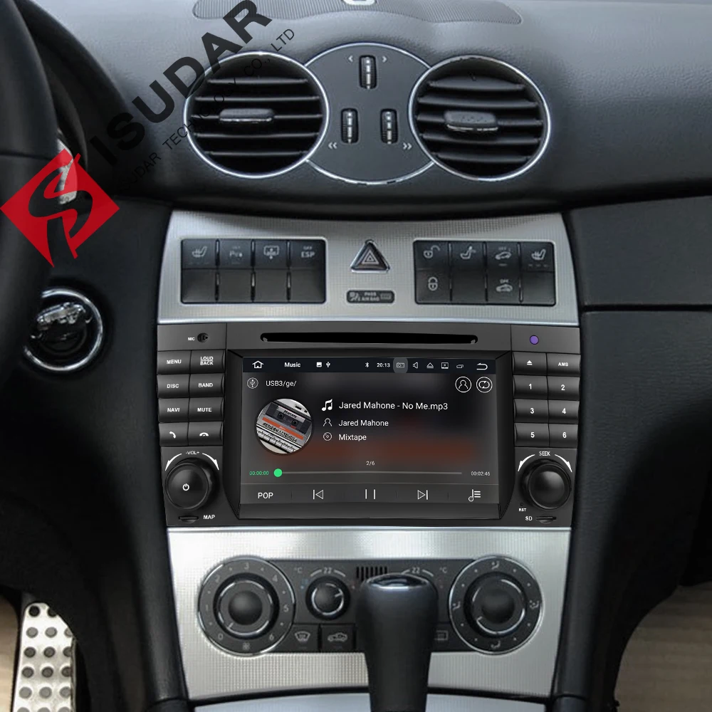 Isudar Штатная Автомагнитола навигация на Android 8.1 2 Din для Mercedes/Benz/Sprinter/W203/A180/Viano/Vito/W639/A