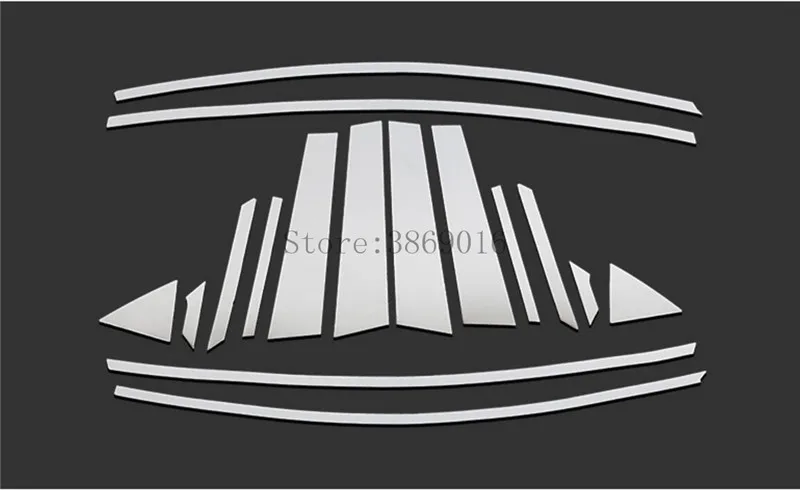 Для hyundai Elantra AD оконная Накладка для украшения наружной отделки из нержавеющей стали аксессуары для стайлинга автомобилей