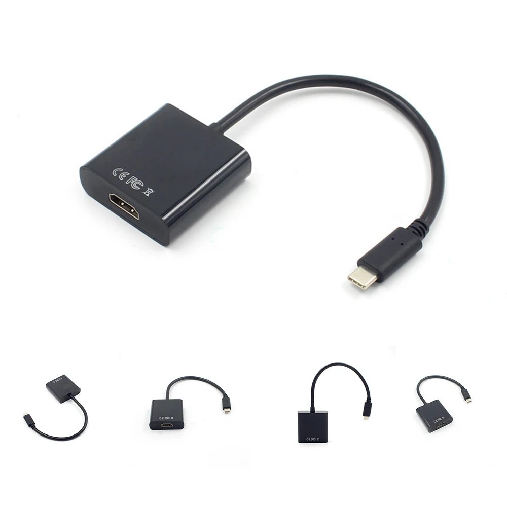 Новинка 1 шт. адаптер преобразователь USB Type C к HDMI/VGA 3 для HDTV Кабель Samsung Galaxy S9