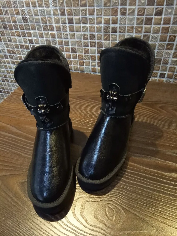 Самые удобные и теплые зимние ботинки 2019 г. Натуральная овечья кожа 100% шерсть