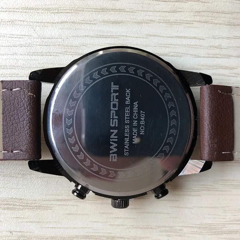 2019 мужские часы лучший бренд Роскошные спортивные кожаные кварцевые большие с