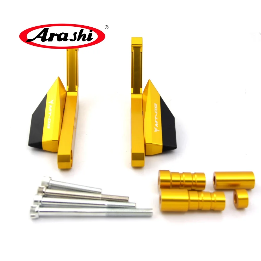Arashi 1 пара для YAMAHA MT 09 2014 2017 CNC мотоциклетная защитная накладка защиты двигателя от