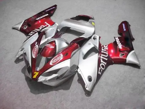 Комплект обтекателей для мотоцикла YAMAHA YZFR1 00 01 YZF R1 2000 2001 1000 yzfr1 ABS Красный